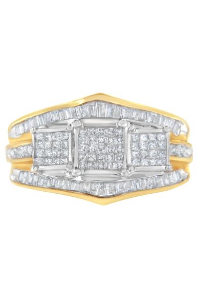 10KT Two-Toned Gold Diamond Ring